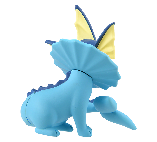Pokemon Vaporeon Monster Collection Takara Tomy - Franchise: Pokemon, Brand: Takara Tomy, Series: MonColle, Type: General, Release Date: 2023-11-04, Dimensions: approx. Height = 3~4 cm // 1.18~1.57 inches - Nippon Figures