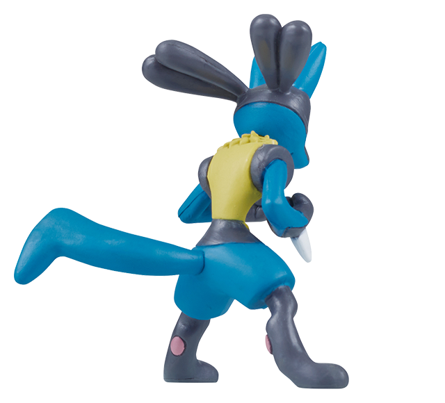 Pokemon - MS-10 Lucario - Monster Collection (MonColle) - Takara Tomy, Franchise: Pokemon, Brand: Takara Tomy, Series: MonColle (Pokemon Monster Collection), Type: General, Release Date: 2019-11-29, Dimensions: approx. Height = 3~4 cm // 1.18~1.57 inches, Nippon Figures