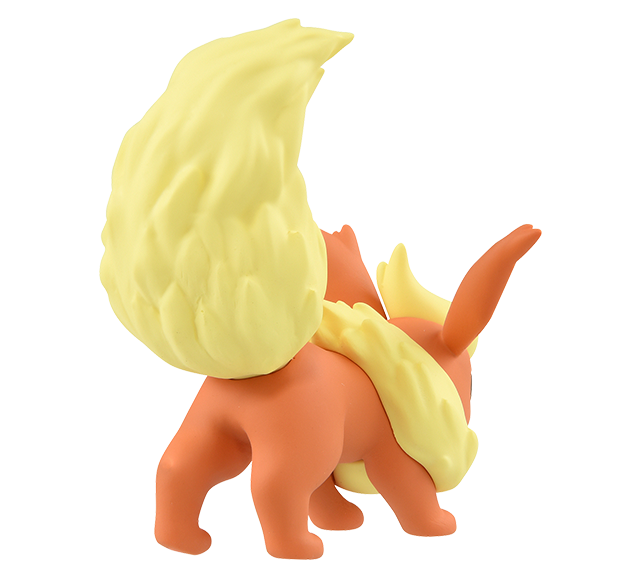 Pokemon - Flareon - Monster Collection (MonColle) - Takara Tomy, Franchise: Pokemon, Brand: Takara Tomy, Series: MonColle (Pokemon Monster Collection), Dimensions: approx. Height = 3~4 cm // 1.18~1.57 inches, Store Name: Nippon Figures