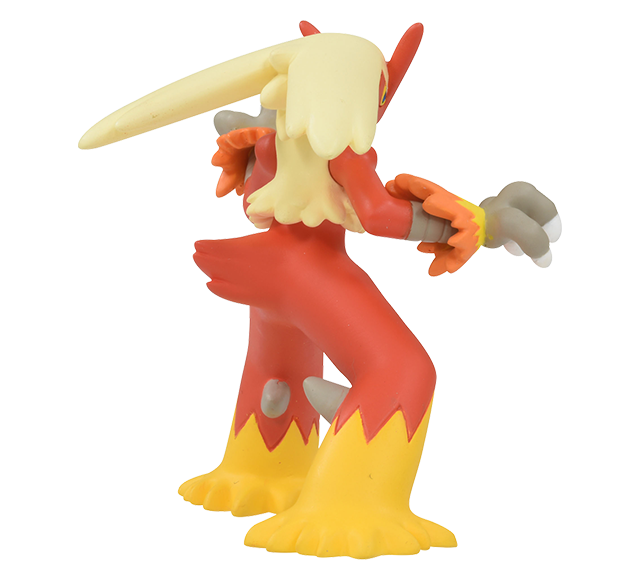 Pokemon - MS-38 Blaziken - Monster Collection (MonColle) - Takara Tomy, Franchise: Pokemon, Brand: Takara Tomy, Series: MonColle (Pokemon Monster Collection), Type: General, Release Date: 2022-07-15, Dimensions: approx. Height = 3~4 cm // 1.18~1.57 inches, Nippon Figures