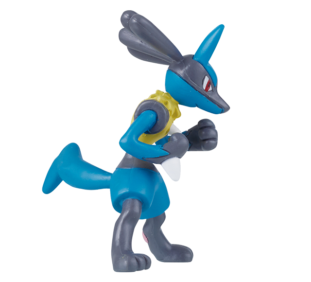 Pokemon - MS-10 Lucario - Monster Collection (MonColle) - Takara Tomy, Franchise: Pokemon, Brand: Takara Tomy, Series: MonColle (Pokemon Monster Collection), Type: General, Release Date: 2019-11-29, Dimensions: approx. Height = 3~4 cm // 1.18~1.57 inches, Nippon Figures
