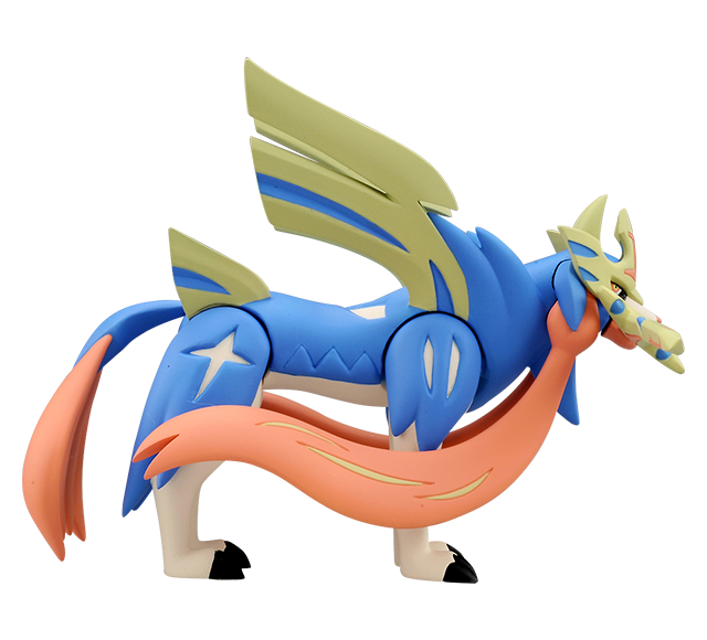 Pokemon - ML-18 Zacian - Monster Collection (MonColle) - Takara Tomy, Franchise: Pokemon, Brand: Takara Tomy, Series: MonColle (Pokemon Monster Collection), Type: General, Release Date: 2019-12-29, Dimensions: approx. Height = 10 cm // 3.9 inches, Nippon Figures