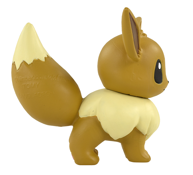 Pokemon - MS-02 Eevee - Monster Collection (MonColle) - Takara Tomy, Franchise: Pokemon, Brand: Takara Tomy, Series: MonColle (Pokemon Monster Collection), Type: General, Release Date: 2019-11-29, Dimensions: approx. Height = 3~4 cm // 1.18~1.57 inches, Nippon Figures