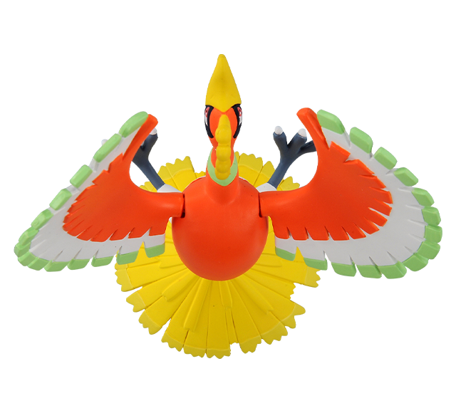 Pokemon - ML-01 Ho-Oh - Monster Collection (MonColle) - Takara Tomy, Franchise: Pokemon, Brand: Takara Tomy, Series: MonColle (Pokemon Monster Collection), Type: General, Release Date: 2019-11-29, Dimensions: approx. Height = 10 cm (3.9 inches), Nippon Figures