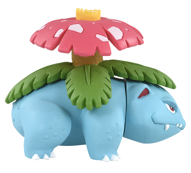 Pokemon - MS-14 Venusaur - Monster Collection (MonColle) - Takara Tomy, Franchise: Pokemon, Brand: Takara Tomy, Series: MonColle (Pokemon Monster Collection), Type: General, Release Date: 2019-11-29, Dimensions: approx. Height = 3~4 cm // 1.18~1.57 inches, Nippon Figures