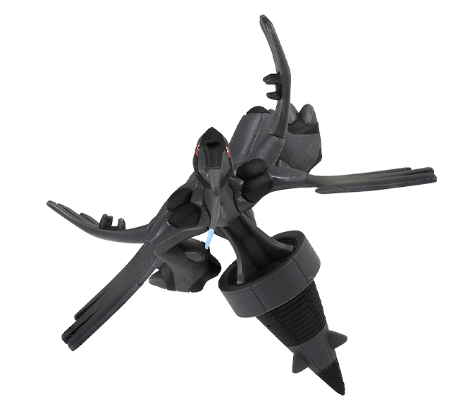 Pokemon - ML-09 Zekrom - Monster Collection (MonColle) - Takara Tomy, Franchise: Pokemon, Brand: Takara Tomy, Series: MonColle, Type: General, Release Date: 2019-11-29, Dimensions: approx. Height = 10 cm (3.9 inches), Nippon Figures