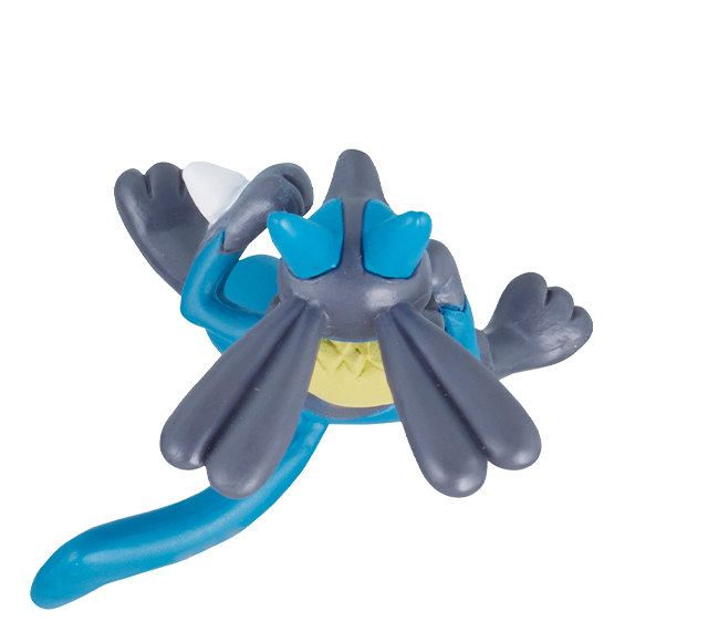 Pokemon - MS-10 Lucario - Monster Collection (MonColle) - Takara Tomy, Franchise: Pokemon, Brand: Takara Tomy, Series: MonColle (Pokemon Monster Collection), Type: General, Release Date: 2019-11-29, Dimensions: approx. Height = 3~4 cm // 1.18~1.57 inches, Nippon Figures