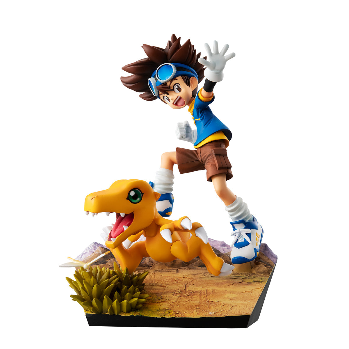 Digimon Adventure - Agumon - Yagami Taichi - G.E.M. - 20th Anniversary - 2022 Re-release (MegaHouse), Franchise: Digimon Adventure, Release Date: 30. Nov 2022, Dimensions: 125 mm, Store Name: Nippon Figures