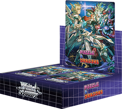 Puzzle & Dragons - Weiss Schwarz Card Game - Booster Box, Franchise: Puzzle & Dragons, Brand: Weiss Schwarz, Release Date: 2023-05-19, Trading Cards, 9 cards per Pack, 16 packs per Box, Nippon Figures