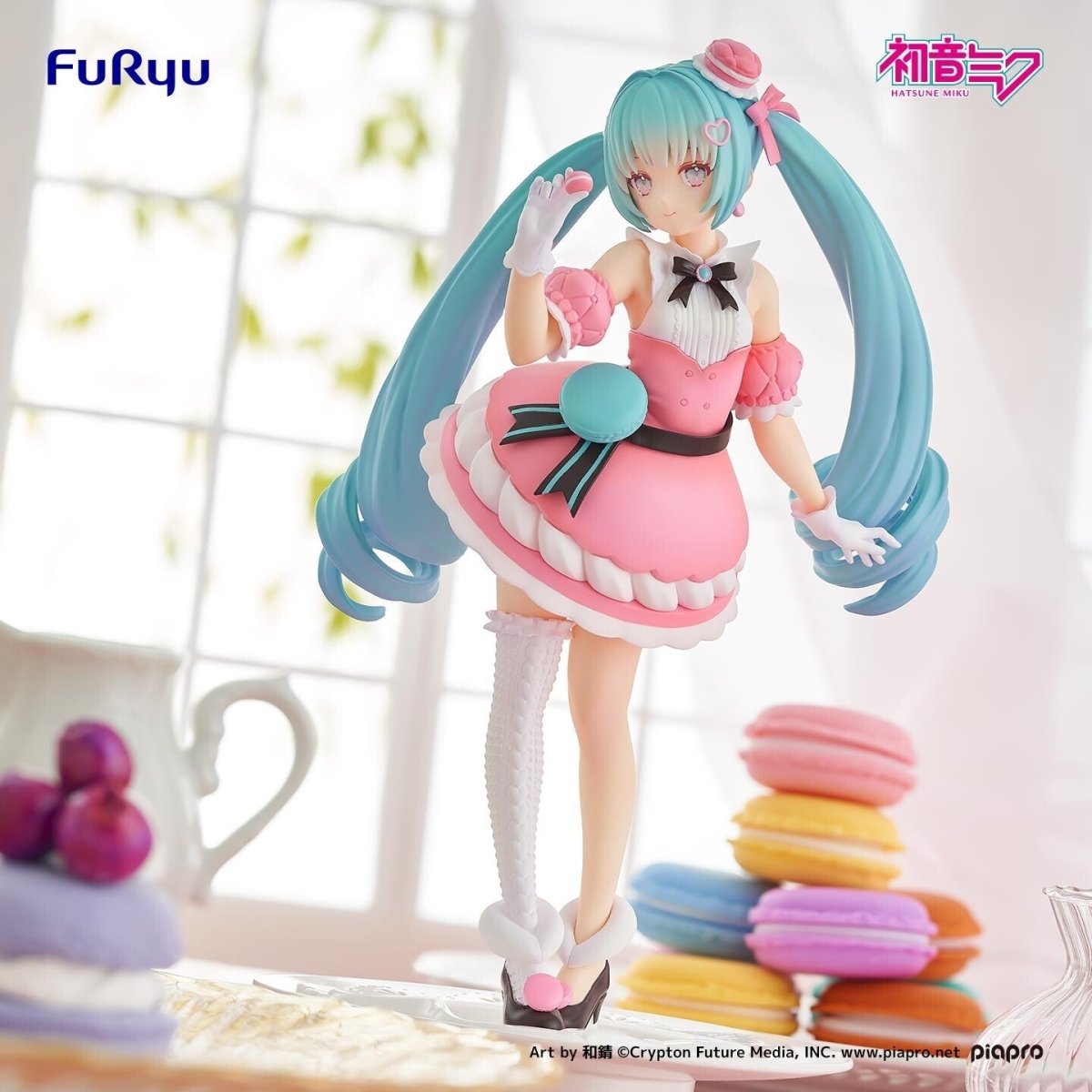 Piapro Characters - Hatsune Miku - Exc∞d Creative - Sweet Sweets - Macaron (FuRyu) - Figures - Nippon Figures