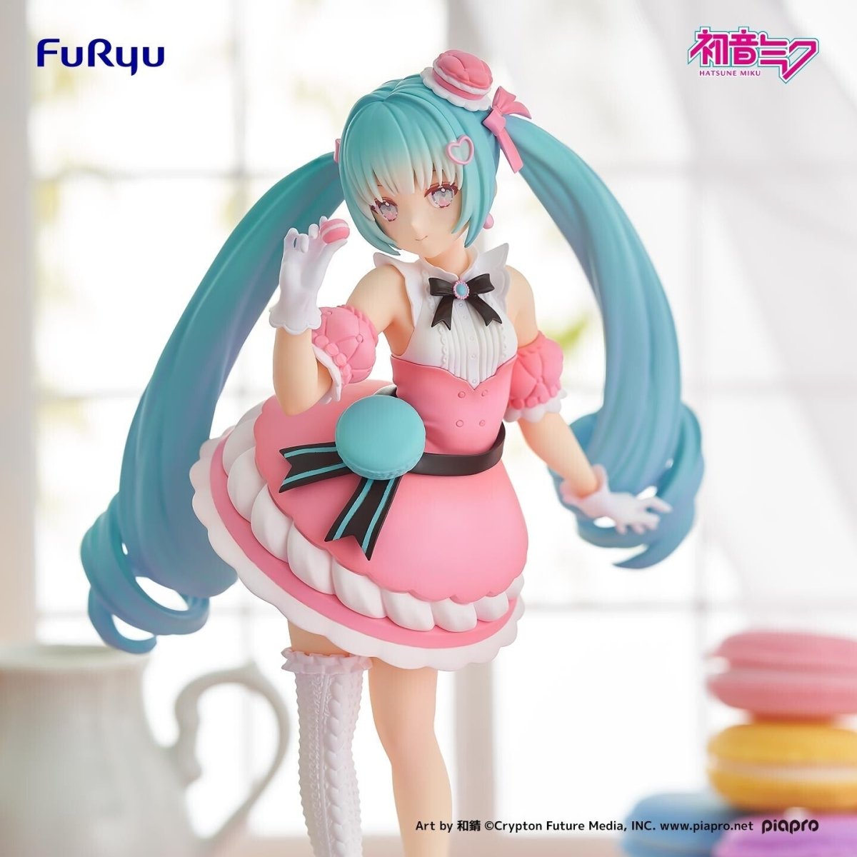 Piapro Characters - Hatsune Miku - Exc∞d Creative - Sweet Sweets - Macaron (FuRyu) - Figures - Nippon Figures