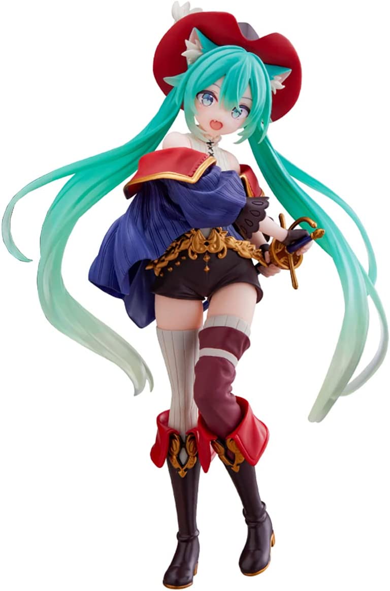 Piapro Characters - Hatsune Miku - Hatsune Miku Wonderland Figure - Nagagutsu o Haita Neko (Taito) - Figures - Nippon Figures