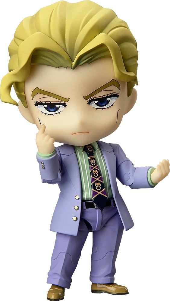 Diamond Is Unbreakable - JoJo's Bizarre Adventure - Kira Yoshikage - Sheer Heart Attack - Nendoroid #2163 (Good Smile Company, Medicos Entertainment) - Franchise: JoJo's Bizarre Adventure: Diamond Is Unbreakable, Brand: Good Smile Company, Release Date: 25. Dec 2023, Type: Nendoroid, Dimensions: H=100mm (3.9in) - Nippon Figures