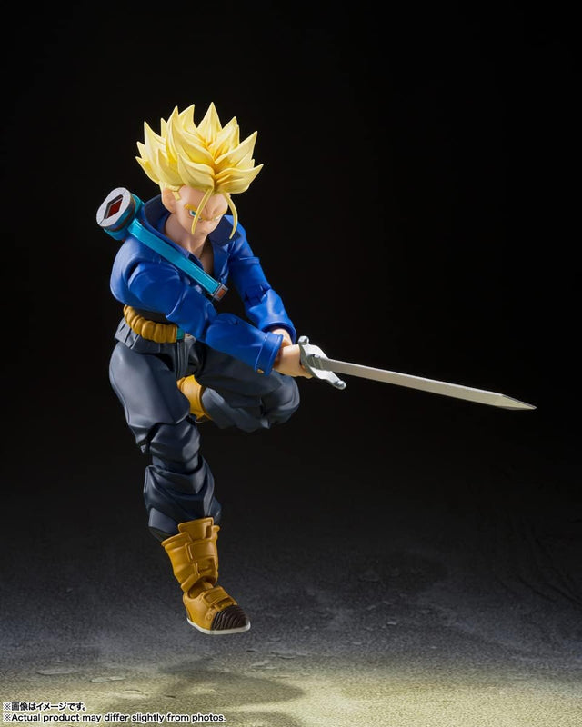 Dragon Ball Z - Future Trunks - Future Trunks SSJ - S.H.Figuarts - The Boy From The Future (Bandai Spirits), Franchise: Dragon Ball Z, Brand: Bandai Spirits, Release Date: 30. Apr 2023, Type: Action, Dimensions: H=140mm (5.46in), Store Name: Nippon Figures