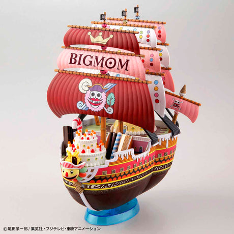 One Piece - Queen Mama Chanter - Grand Ship Collection Model Kit, Wave effect x1 set, molded parts x4, stickers x1, marking stickers x1, instruction manual x1, Nippon Figures
