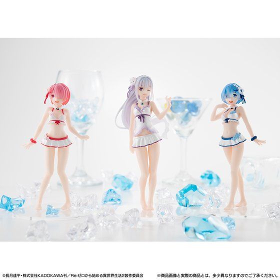 Re:Zero kara Hajimeru Isekai Seikatsu - Rem- Ram - Emilia - Gasha Portraits Special Set (Bandai), Franchise: Re:Zero kara Hajimeru Isekai Seikatsu, Brand: Bandai, Release Date: 31. Dec 2020, Type: Prize, Store Name: Nippon Figures