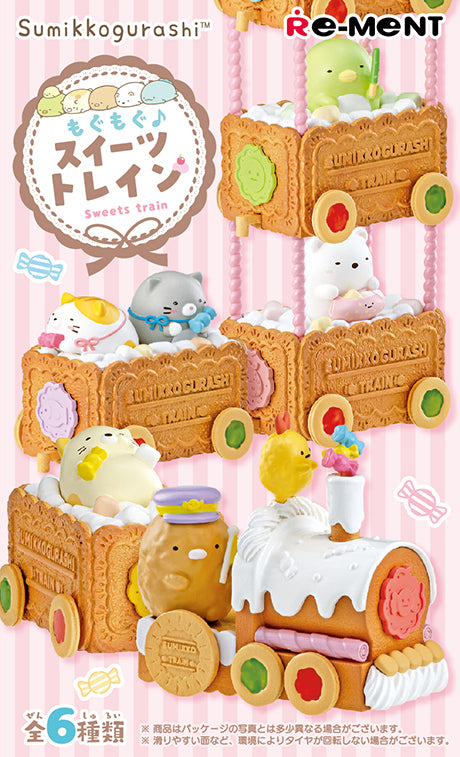 Sumikko Gurashi - Mogu Mogu♪Sweets Train - Re-ment - Blind Box, Franchise: San-X, Brand: Re-ment, Release Date: 14th March 2022, Type: Blind Boxes, Number of types: 6 types, Store Name: Nippon Figures