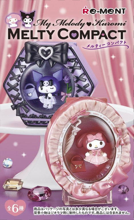 My Melody & Kuromi - Melty Compact - Re-ment - Blind Box