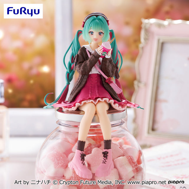 Vocaloid - Hatsune Miku - Noodle Stopper Figure ~Autumn Date~ Pink Ver. (FuRyu)