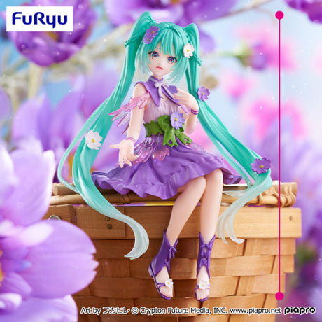 Vocaloid - Hatsune Miku - Noodle Stopper Figure ~Flower Fairy Purple Cosmos~ (FuRyu)