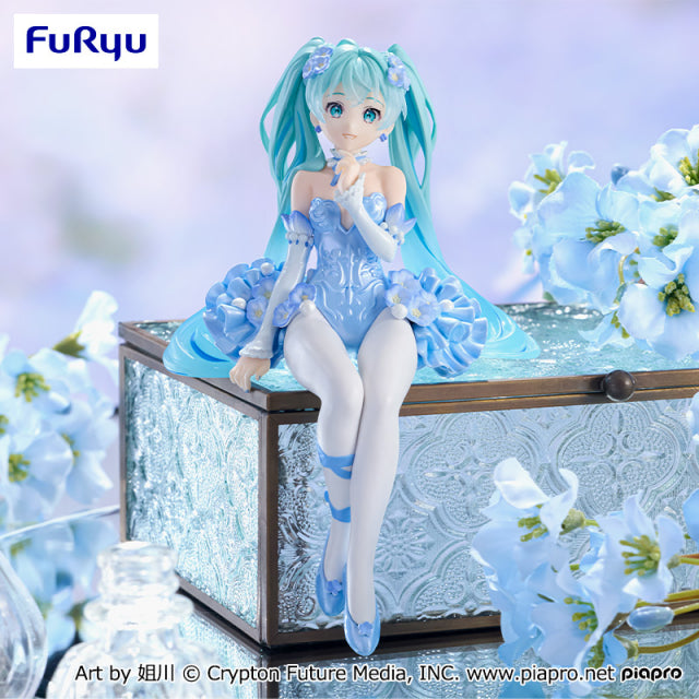 Vocaloid - Hatsune Miku - Noodle Stopper Figure ~Flower Fairy Nemophila Pale Blue ver.~ (FuRyu)