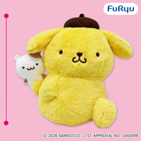 Sanrio - Pompompurin - Piggy Ride Pair Plush (FuRyu)
