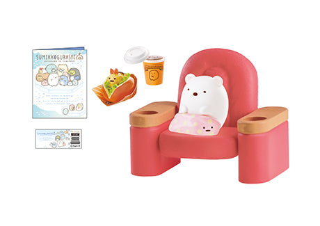 Sumikko Gurashi - Exciting Movie Theater! - Re-ment - Blind Box, San-X franchise, Re-ment brand, Released on 24th April 2020, Blind Boxes type, Box Dimensions: 11.5 cm (Height) x 7 cm (Width) x 5 cm (Depth), Made of PVC, ABS material, 8 types available, Nippon Figures