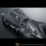 Image alt text: Batman - 1/35 Scale Batmobile (Batman Ver.) - Model Kit, intricately sculpted parts, slideable roof section, meticulously reproduced cockpit interior and mechanical details, deployment of machine guns and rocket anchors, Nippon Figures.