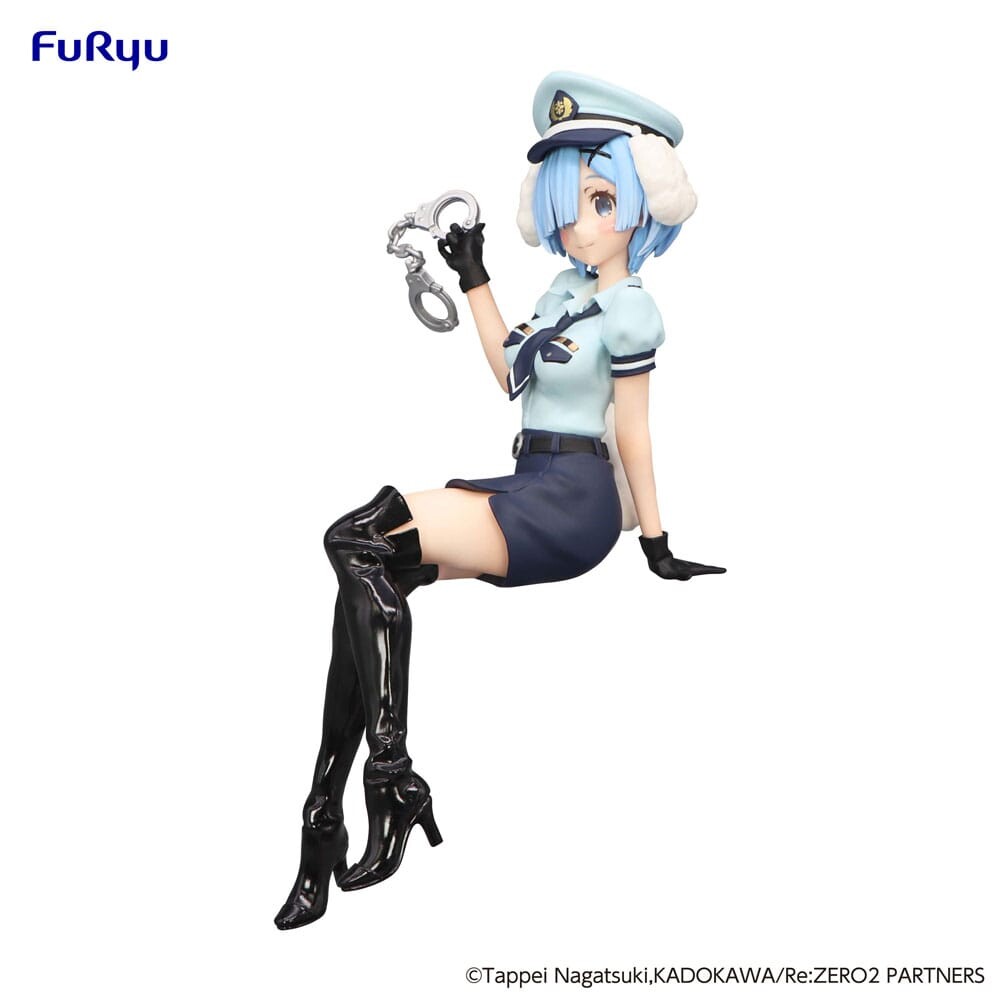 Re:Zero kara Hajimeru Isekai Seikatsu - Rem - Noodle Stopper Figure - Inumimi Police (FuRyu), Franchise: Re:Zero kara Hajimeru Isekai Seikatsu, Brand: FuRyu, Release Date: 11. Sep 2023, Type: Prize, Dimensions: H=140mm (5.46in), Store Name: Nippon Figures