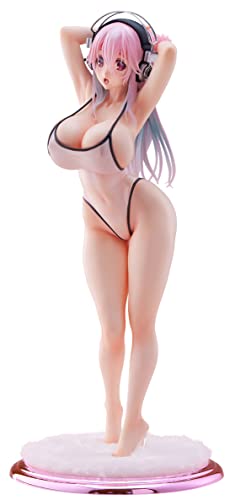 SoniComi (Super Sonico) - Sonico - Dream Tech - 1/7 - White Swimsuit Style (Wave), Franchise: SoniComi (Super Sonico), Brand: WAVE, Release Date: 20. Dec 2022, Type: General, Dimensions: 26.0 cm, Material: PVC, Store Name: Nippon Figures
