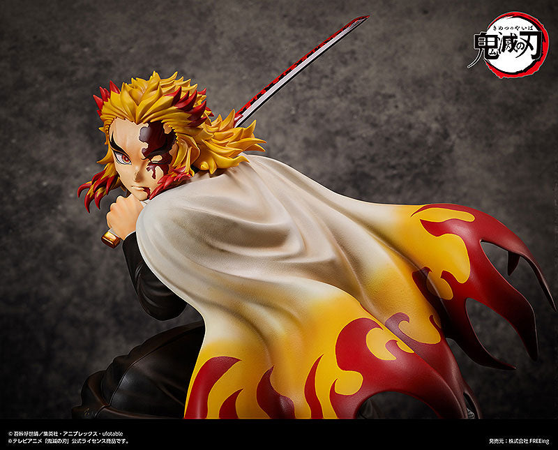 Demon Slayer - Rengoku Kyojuro - B-style - 1/4 (FREEing), Franchise: Demon Slayer, Brand: FREEing, Release Date: 28. Apr 2023, Type: General, Dimensions: 420.0 mm, Material: PLASTIC, Nippon Figures