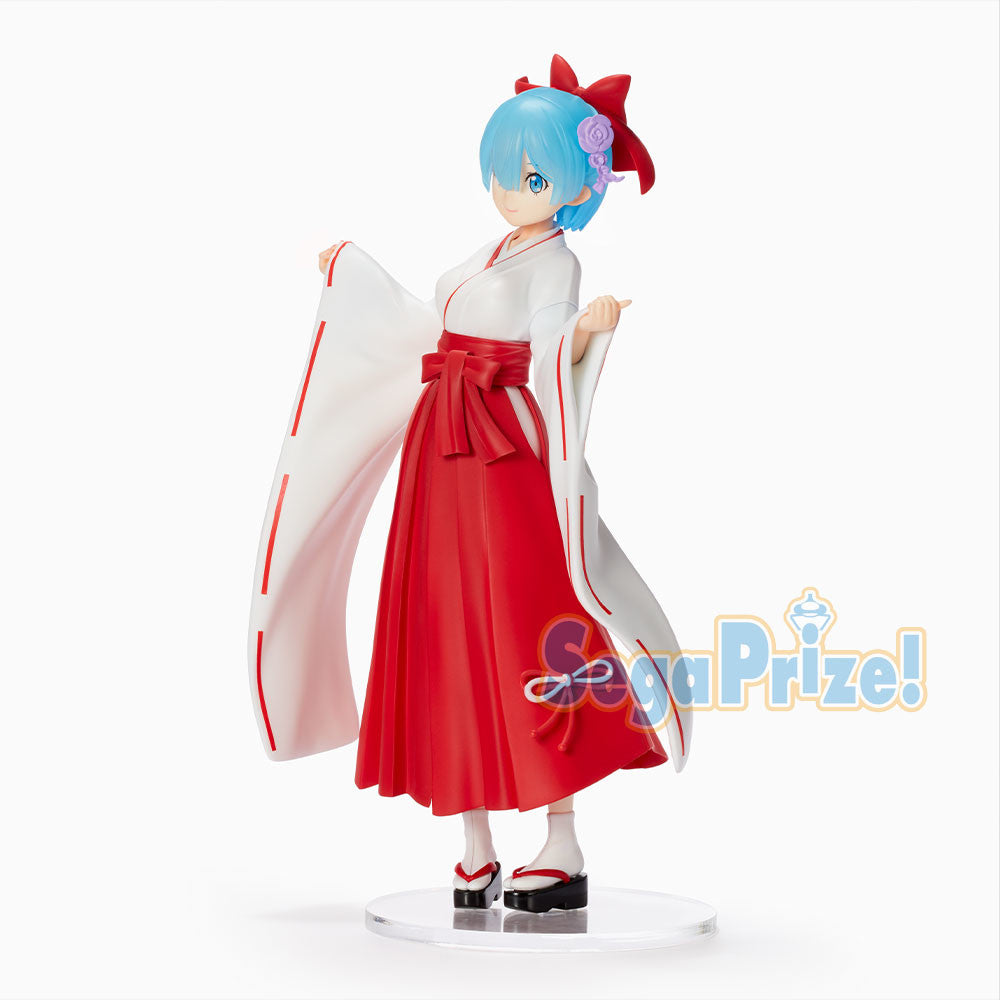 Re:Zero kara Hajimeru Isekai Seikatsu - Rem - SPM Figure - Miko Style (SEGA), Franchise: Re:Zero kara Hajimeru Isekai Seikatsu, Brand: Sega, Release Date: 24. Dec 2020, Type: Prize, Nippon Figures