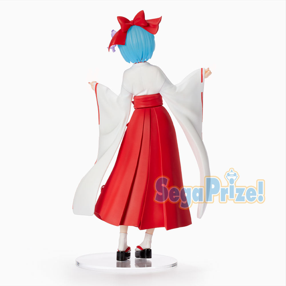 Re:Zero kara Hajimeru Isekai Seikatsu - Rem - SPM Figure - Miko Style (SEGA), Franchise: Re:Zero kara Hajimeru Isekai Seikatsu, Brand: Sega, Release Date: 24. Dec 2020, Type: Prize, Nippon Figures