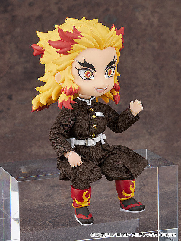 Demon Slayer - Rengoku Kyojuro - Nendoroid Doll (Good Smile Company), Franchise: Demon Slayer, Brand: Good Smile Company, Release Date: 14. Nov 2023, Type: Nendoroid, Dimensions: H=140mm (5.46in), Nippon Figures