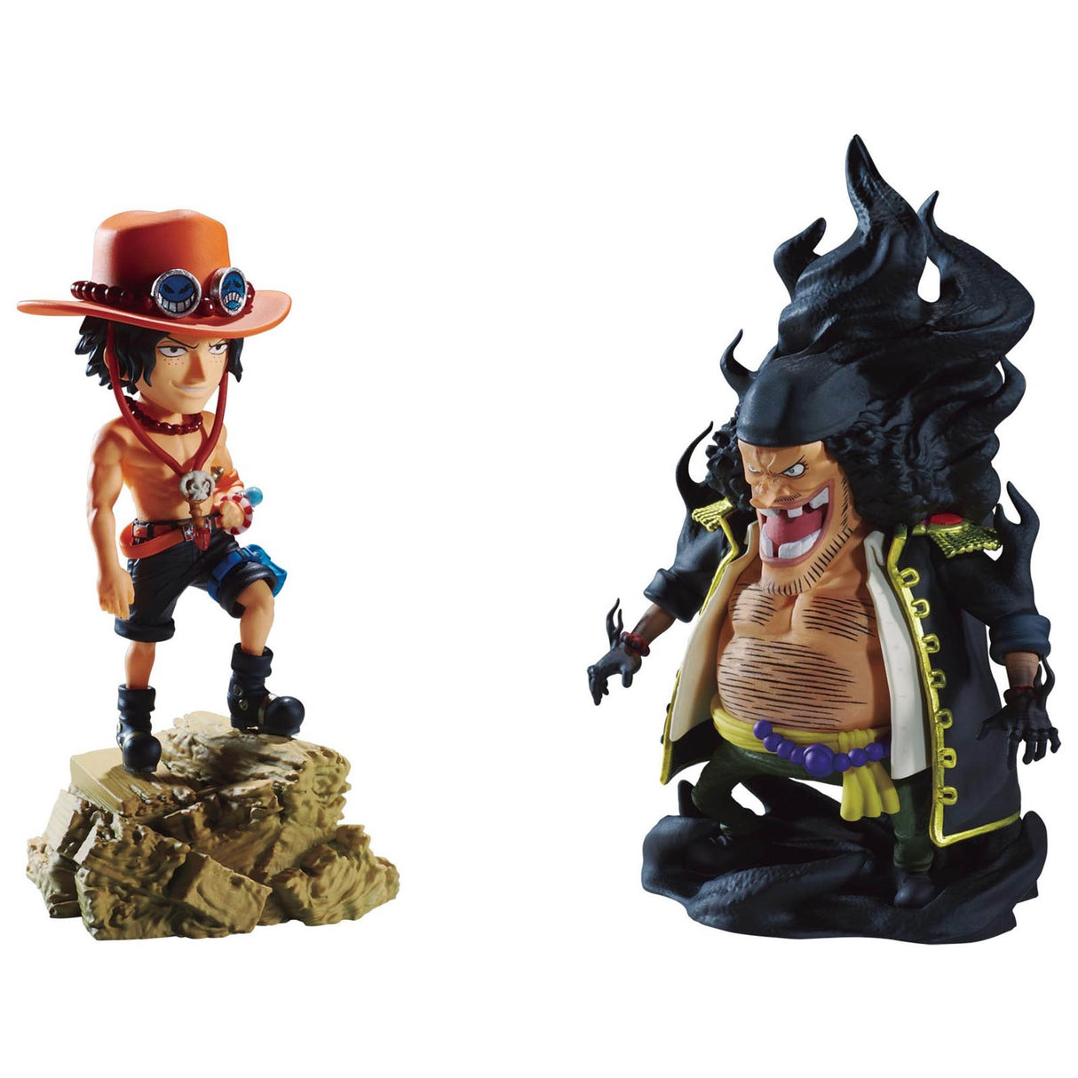 One Piece - Portgas D. Ace vs. Marshall D. Teach - World Collectable Figure Log Stories (Bandai Spirits)