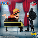 One Piece - Monkey D. Luffy & Brook - World Collectable Figure ~"Is that so...!!! Is he doing well...!!!"~ (Bandai Spirits)