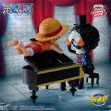 One Piece - Monkey D. Luffy & Brook - World Collectable Figure ~"Is that so...!!! Is he doing well...!!!"~ (Bandai Spirits)
