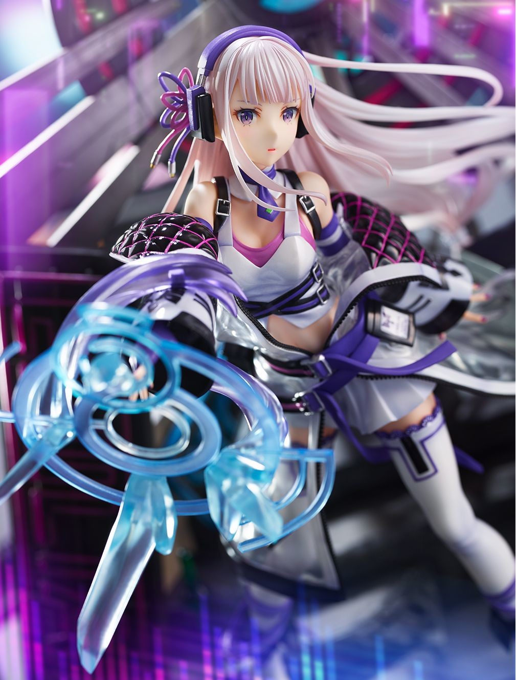 Re:Zero kara Hajimeru Isekai Seikatsu - Emilia - Shibuya Scramble Figure - 1/7 - Neon City Ver. (Alpha Satellite, eStream), Franchise: Re:Zero kara Hajimeru Isekai Seikatsu, Brand: Alpha Satellite, Release Date: 28. Dec 2022, Store Name: Nippon Figures