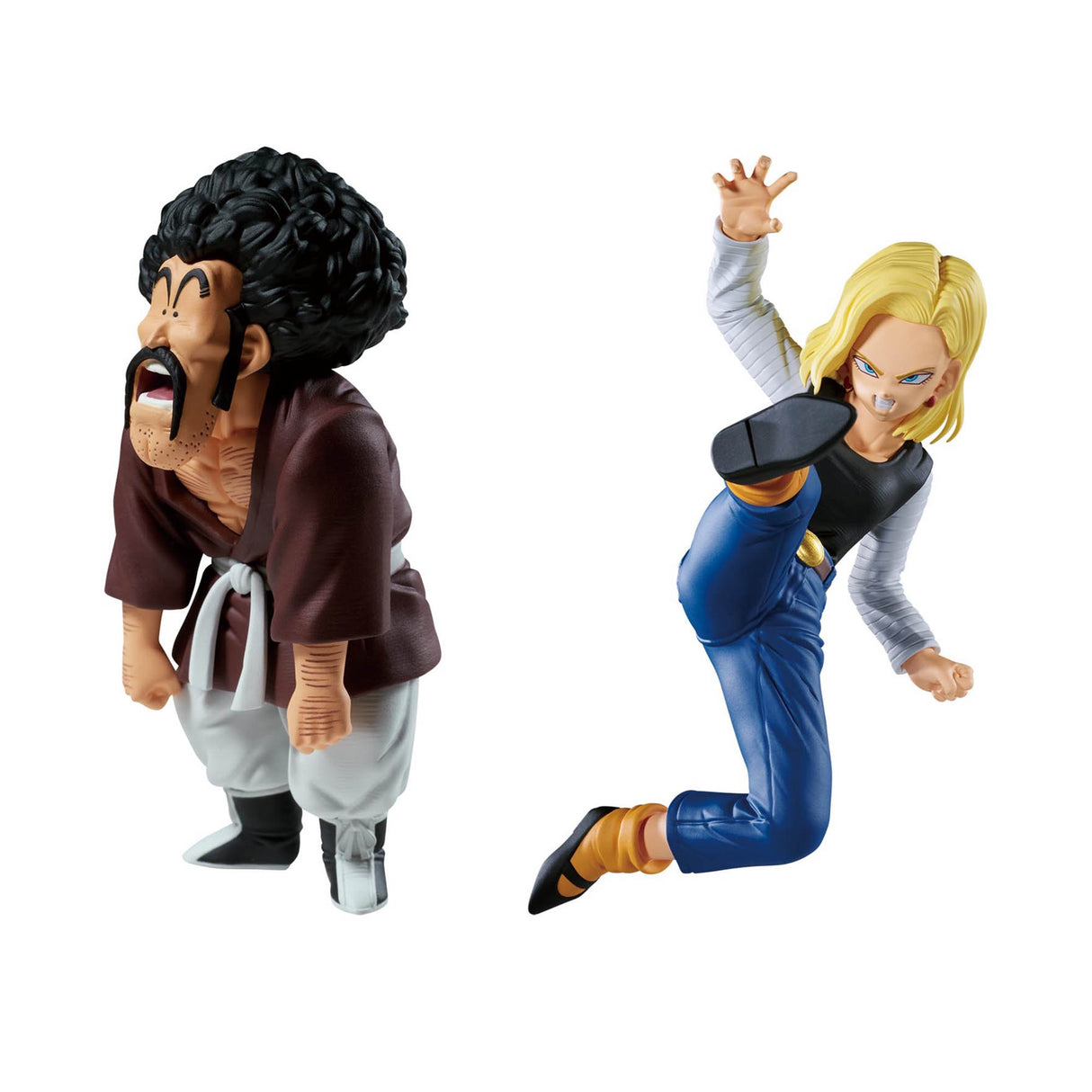 Dragon Ball Z - Android 18 & Mr. Satan - MATCH MAKERS ~VS Mighty Mask~ (Bandai Spirits)
