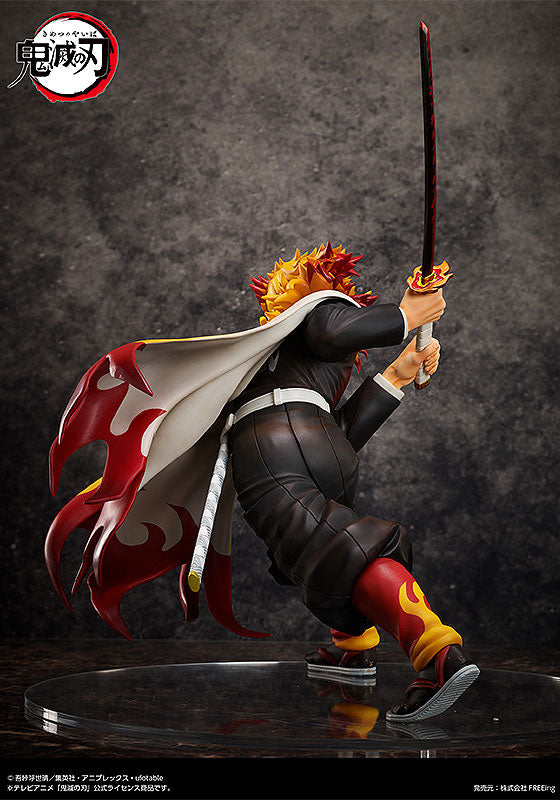 Demon Slayer - Rengoku Kyojuro - B-style - 1/4 (FREEing), Franchise: Demon Slayer, Brand: FREEing, Release Date: 28. Apr 2023, Type: General, Dimensions: 420.0 mm, Material: PLASTIC, Nippon Figures