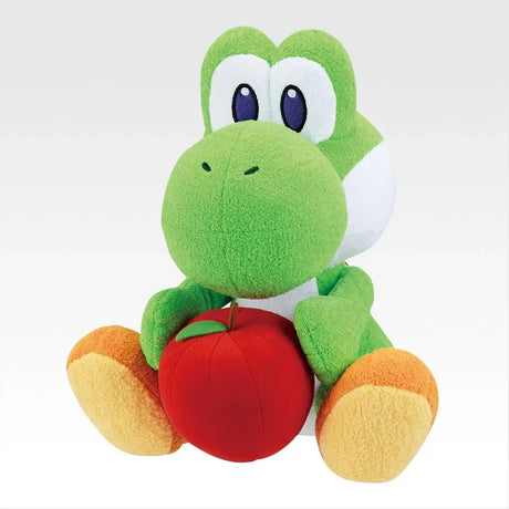 Super Mario - Yoshi Plush with Apple - Ichiban Kuji - Super Mario with Yoshi - A Prize (Bandai Spirits)