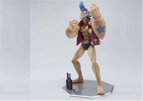 Franky | Portrait Of Pirates Neo, One Piece franchise, MegaHouse brand, Release Date: 31. Oct 2007, H=230 mm (8.97 in) dimensions, ABS, PVC material, Nippon Figures store.