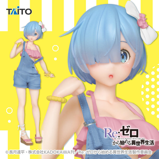 Re:Zero kara Hajimeru Isekai Seikatsu - Rem - Precious Figure - Original Salopette Mizugi Renewal Ver. (Taito), Franchise: Re:Zero kara Hajimeru Isekai Seikatsu, Brand: Taito, Release Date: 22. Jun 2022, Type: Prize, Store Name: Nippon Figures