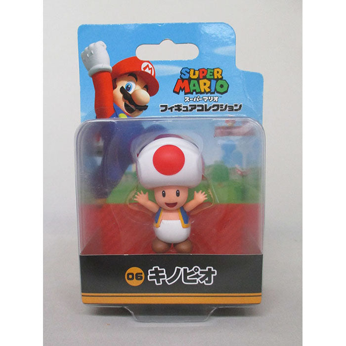 Super Mario - Toad FCM-006 - Figure Collection - San-ei Boeki, Franchise: Super Mario, Brand: San-ei Boeki, Type: General, Dimensions: W9.5×D5×H14 cm, Nippon Figures