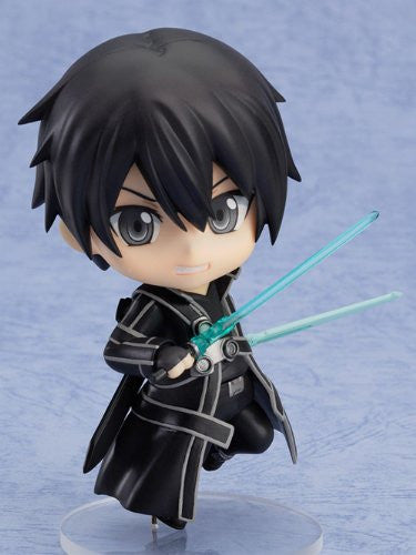 "Sword Art Online - Kirito - Nendoroid #295 (Good Smile Company), Franchise: Sword Art Online, Release Date: 18. Jan 2017, Dimensions: H=100 mm (3.9 in), Store Name: Nippon Figures"