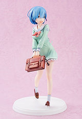 Re:Zero kara Hajimeru Isekai Seikatsu - Rem - 1/7 - High School Uniform Ver. (Kadokawa), Franchise: Re:Zero kara Hajimeru Isekai Seikatsu, Release Date: 04. Feb 2019, Scale: 1/7 H=230mm (8.97in, 1:1=1.61m), Store Name: Nippon Figures