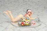 Nitro Super Sonic - Sonico - Sweets & Bikini ver. (Arcadia), Release Date: 10. Jan 2014, Dimensions: L=200 mm (7.8 in) H=70 mm (2.73 in), Nippon Figures