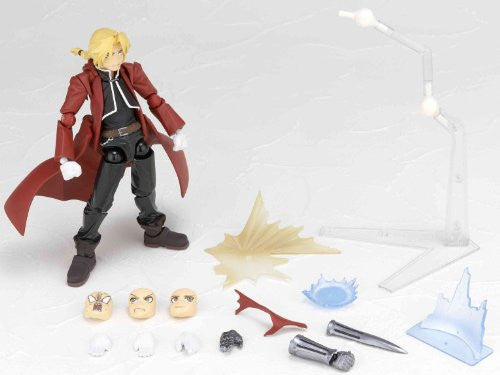 Fullmetal Alchemist - Edward Elric - Revoltech - 116 (Kaiyodo), Action figure with dimensions H=140 mm (5.46 in), sold by Nippon Figures.