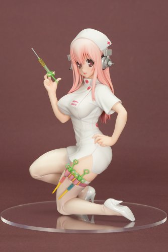 Nitro Super Sonic - Sonico - 1/7 - Nurse ver. (Orchid Seed), PVC material, Scale 1/7, Nippon Figures