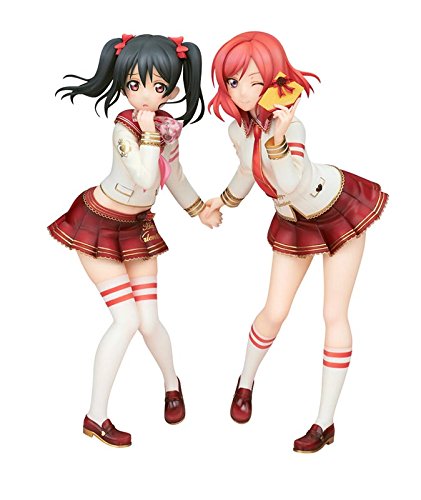 Love Live! School Idol Festival - Nishikino Maki - Yazawa Nico - 1/7 - Valentine Hen (Alter), Franchise: Love Live! School Idol Festival, Release Date: 16. Jan 2019, Scale: 1/7 H=210mm (8.19in, 1:1=1.47m), Store Name: Nippon Figures